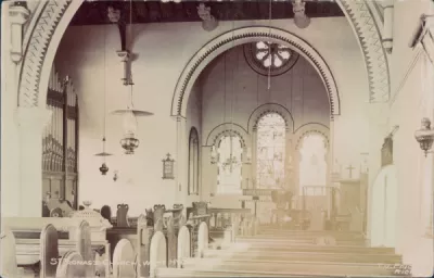 St Thomas Church interior West Hyde