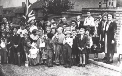 V E Day party in Hazelwood drive 1945 3