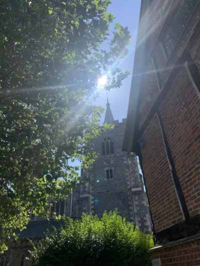 Rickmansworth Church sunlight Emily Fox Runner up 15 15 18