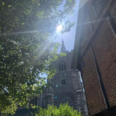 Rickmansworth Church sunlight Emily Fox Runner up 15 15 18