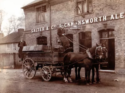 One of Salters Brewery houses prob the George Beaconsfield